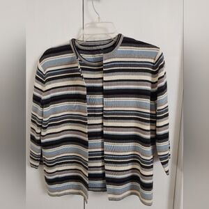 Sweater Set - Womens 3/4 Sleeve - Size Medium